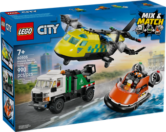 compare product LEGO City Great Vehicles Airplane, Service Truck & Hovercraft Remix