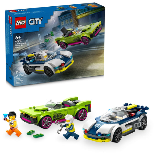 LEGO City Police Police Car and Muscle Car Chase