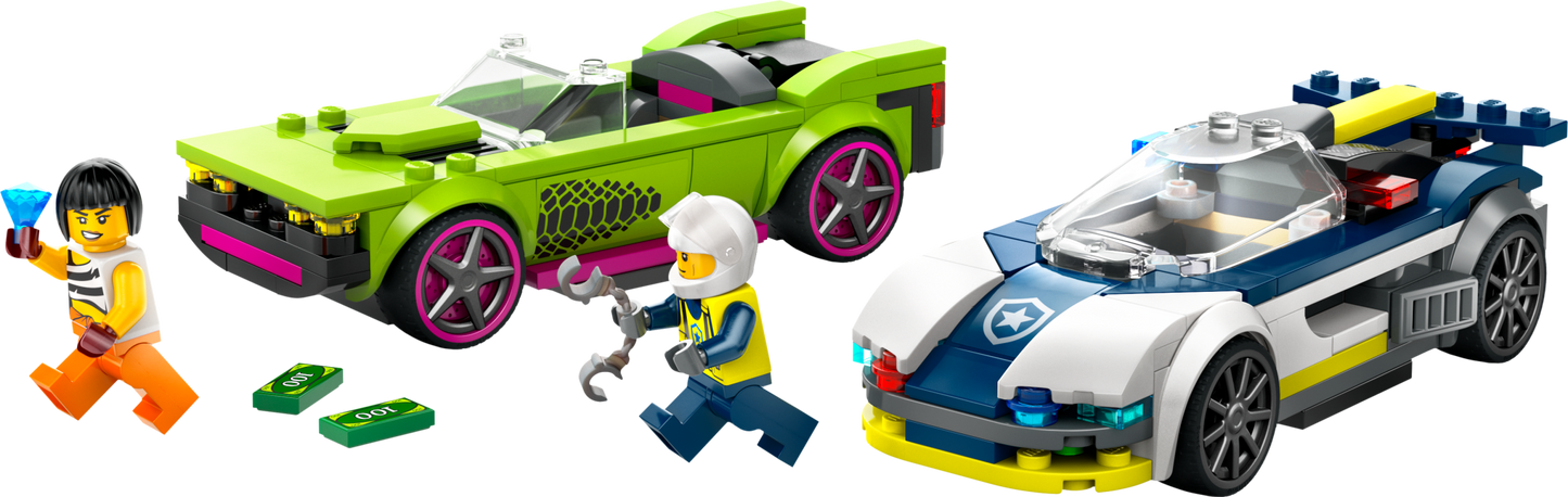 LEGO City Police Police Car and Muscle Car Chase