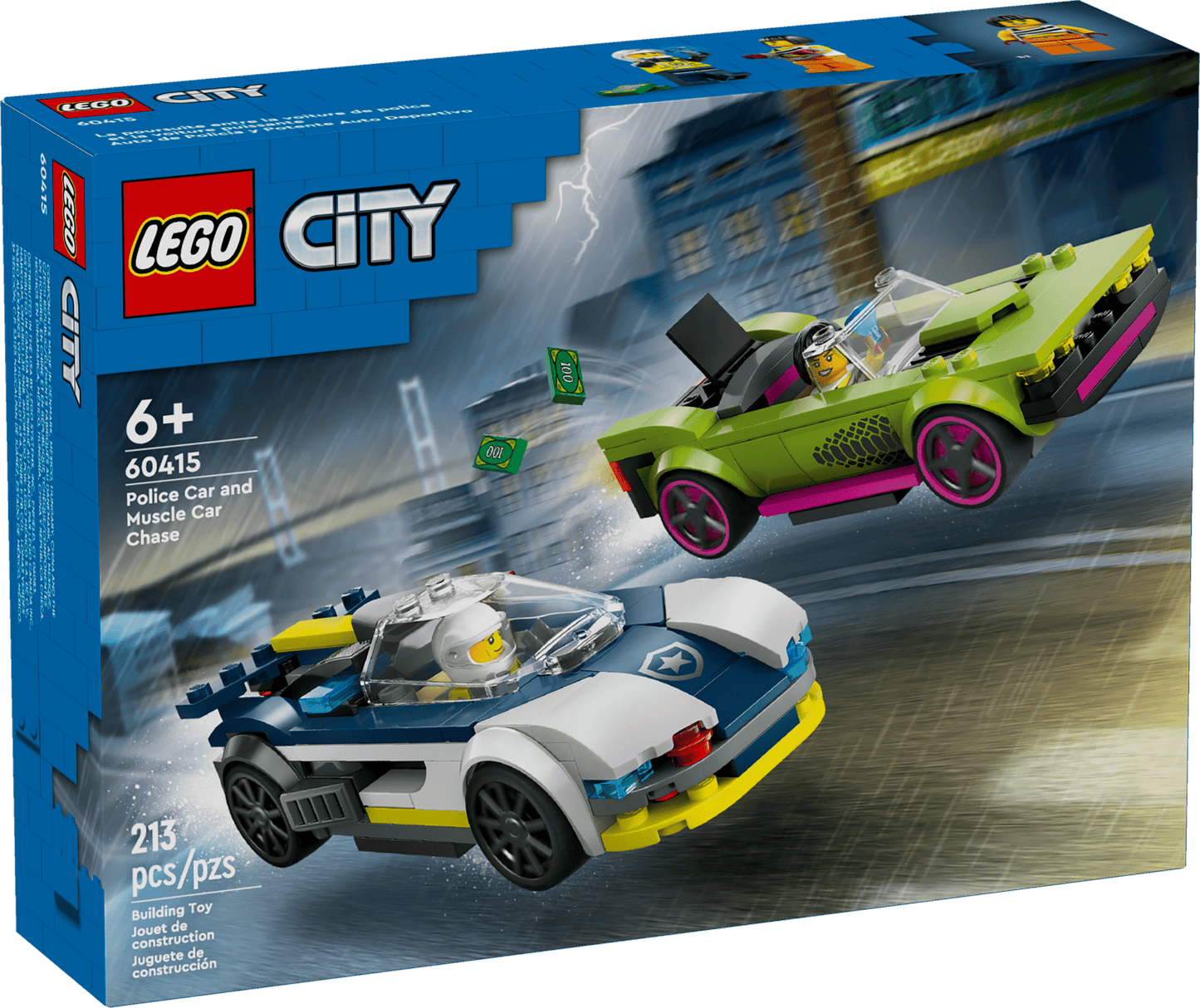 LEGO City Police Police Car and Muscle Car Chase