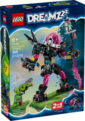 compare product LEGO DREAMZzz Mateo vs. Cyber Brain Mech