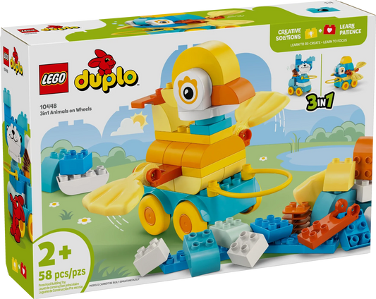 LEGO DUPLO Town 3 in 1 Animals on Wheels