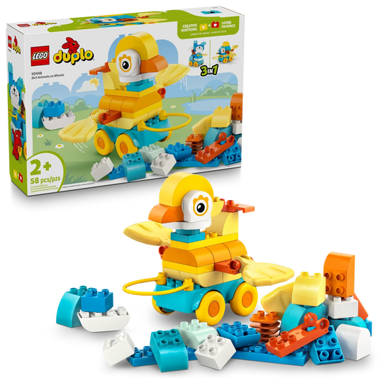 LEGO DUPLO Town 3 in 1 Animals on Wheels