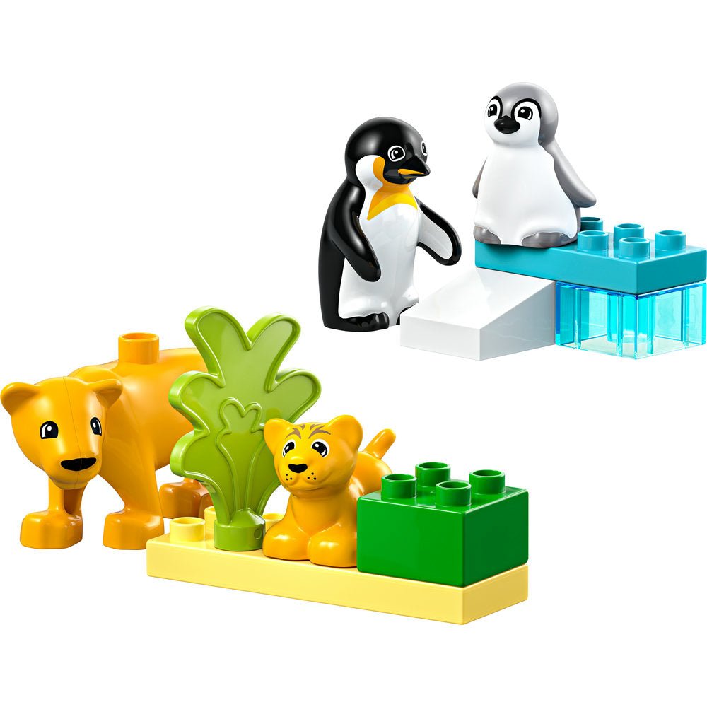LEGO DUPLO Town Wild Animal Families: Penguins & Lions