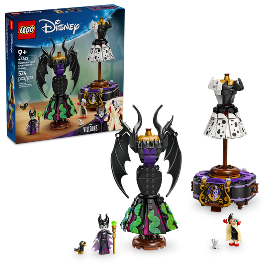 LEGO Disney Classic Maleficent's and Cruella De Vil's Dresses