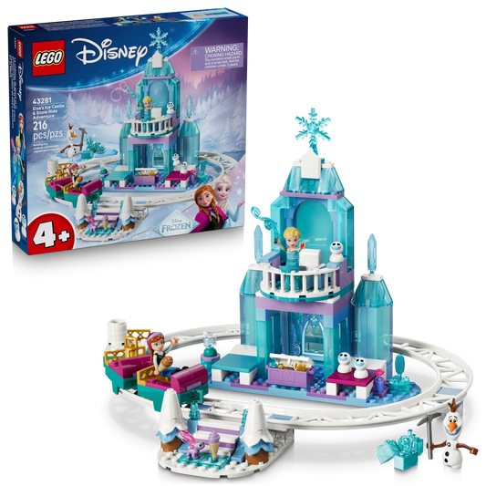 LEGO Disney Princess Elsa's Ice Castle & Snow Ride Adventure