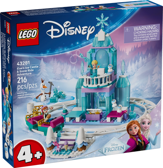 LEGO Disney Princess Elsa's Ice Castle & Snow Ride Adventure