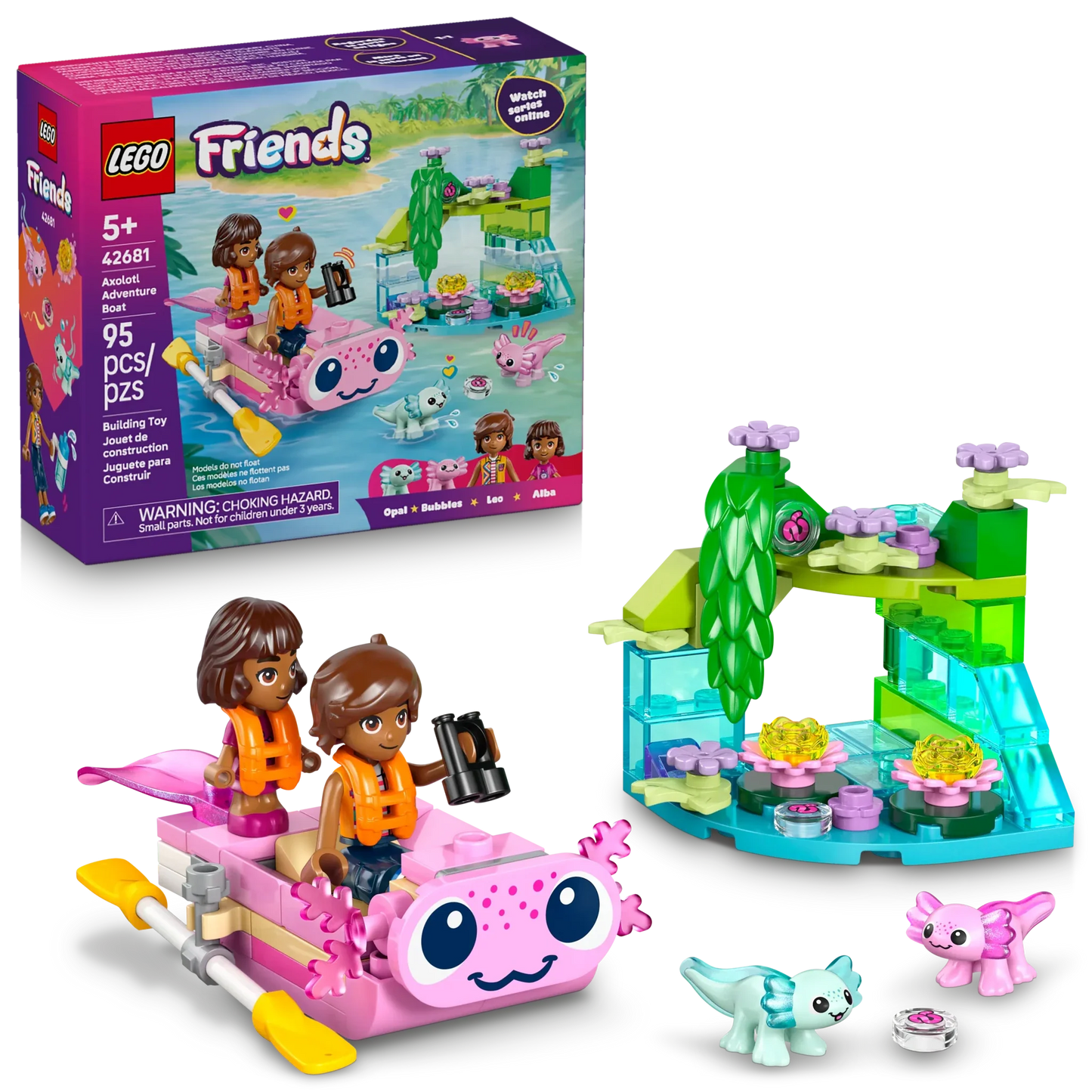 LEGO Friends Axolotl Adventure Boat