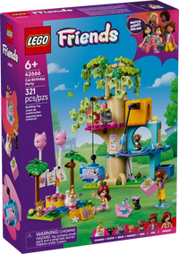 LEGO Friends Cat Birthday Party & Tree House