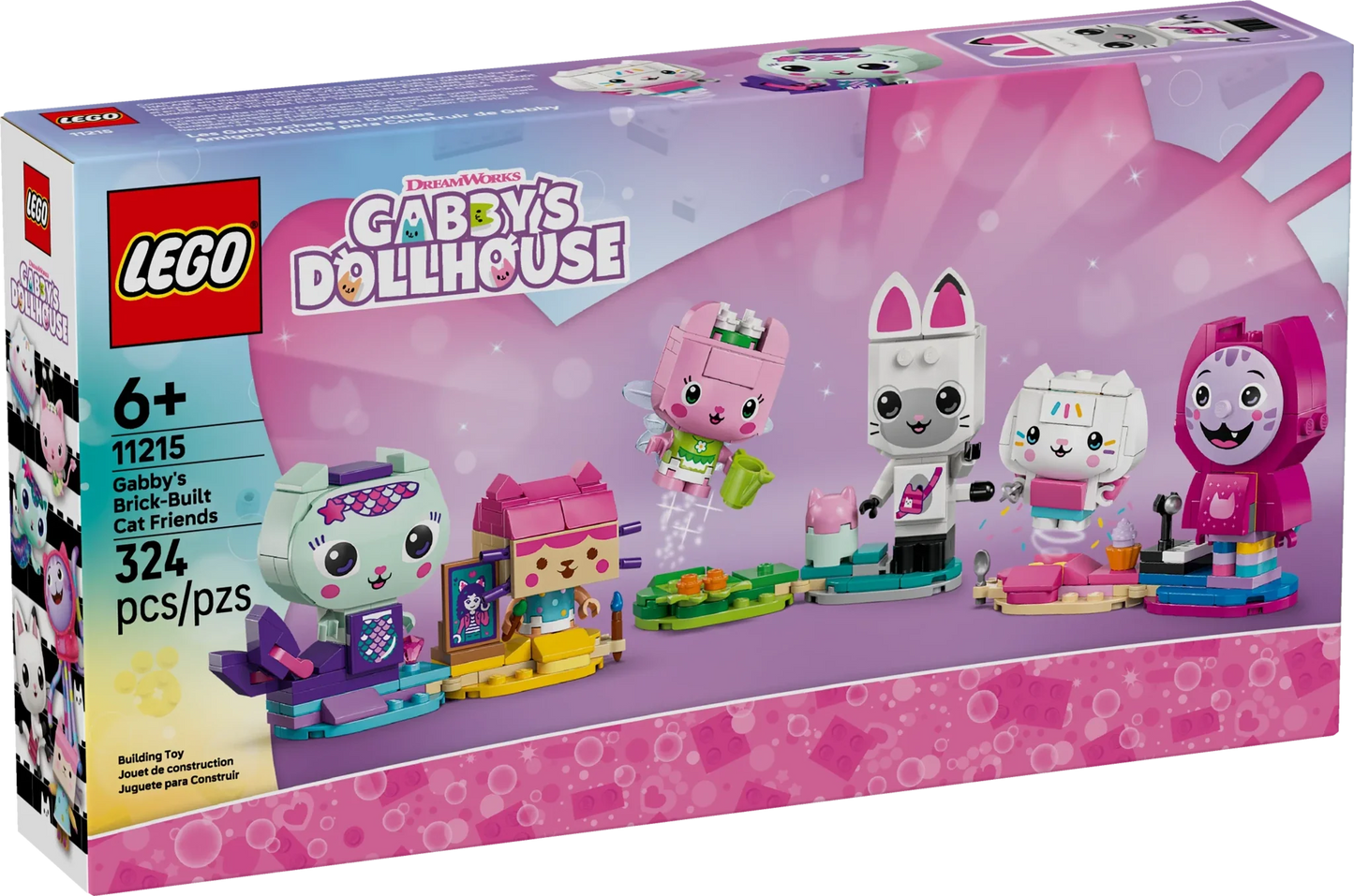 LEGO Gabby's Dollhouse Gabby's Brick-Built Cat Friends