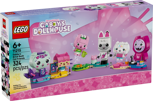 LEGO Gabby's Dollhouse Gabby's Brick-Built Cat Friends