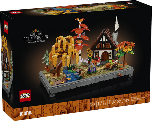 LEGO Icons Autumn Cottage Garden