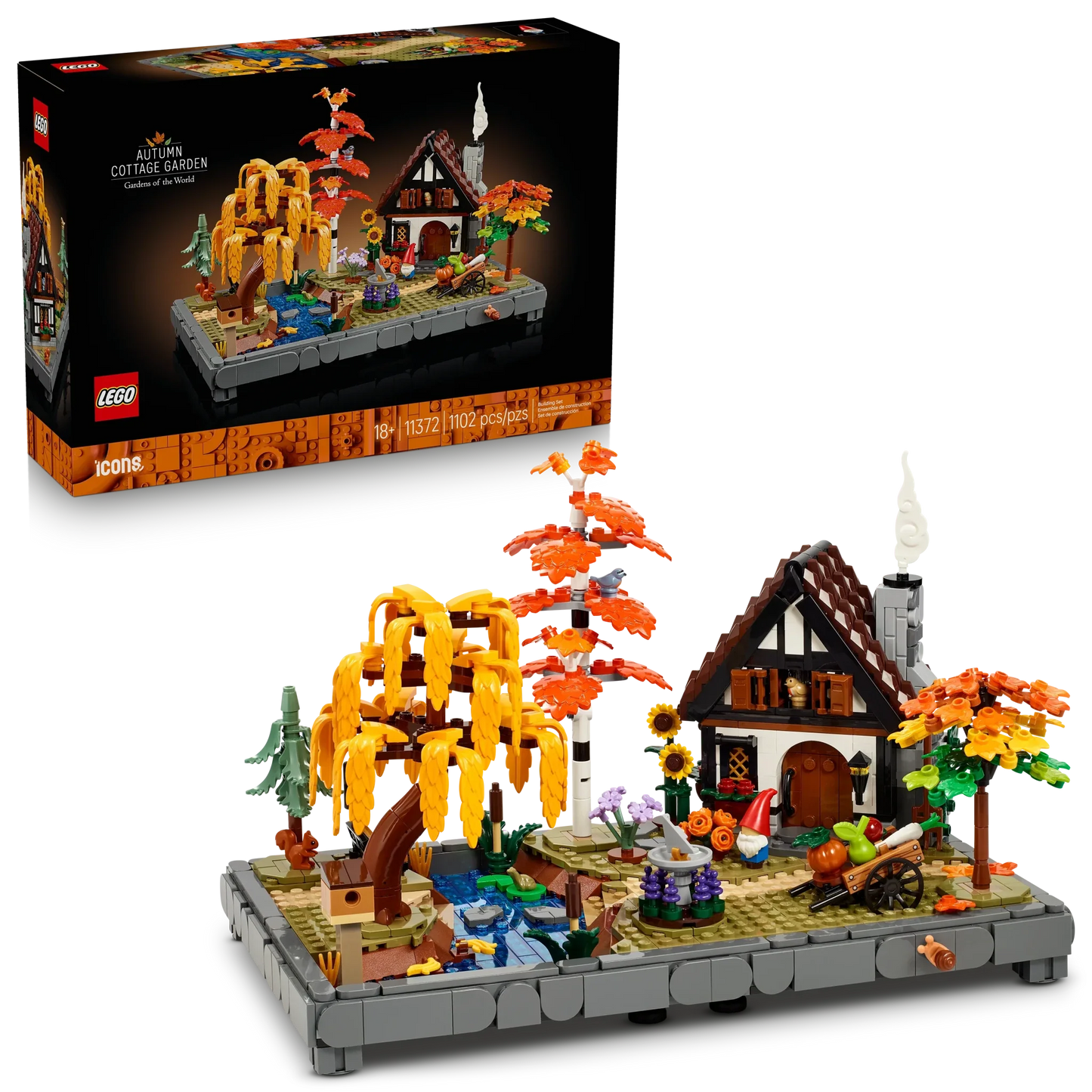 LEGO Icons Autumn Cottage Garden