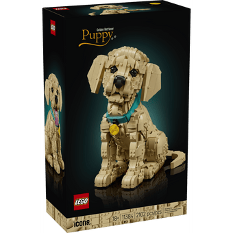 compare product LEGO Icons Golden Retriever Puppy