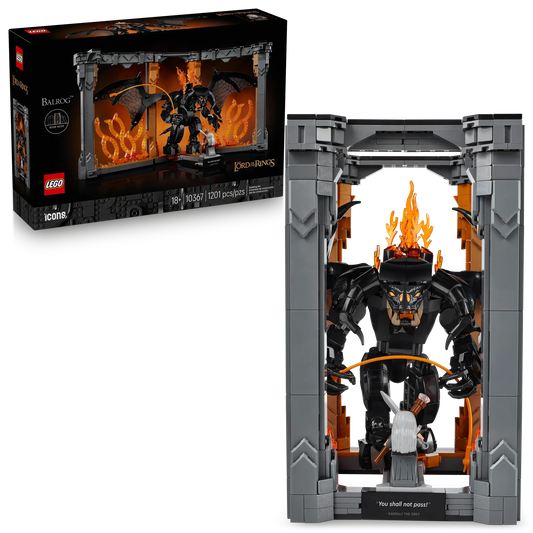 LEGO Icons The Lord of the Rings: Balrog Book Nook