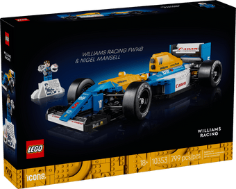 compare product LEGO Icons Williams Racing FW14B & Nigel Mansell