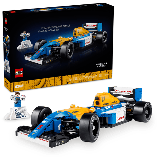 LEGO Icons Williams Racing FW14B & Nigel Mansell
