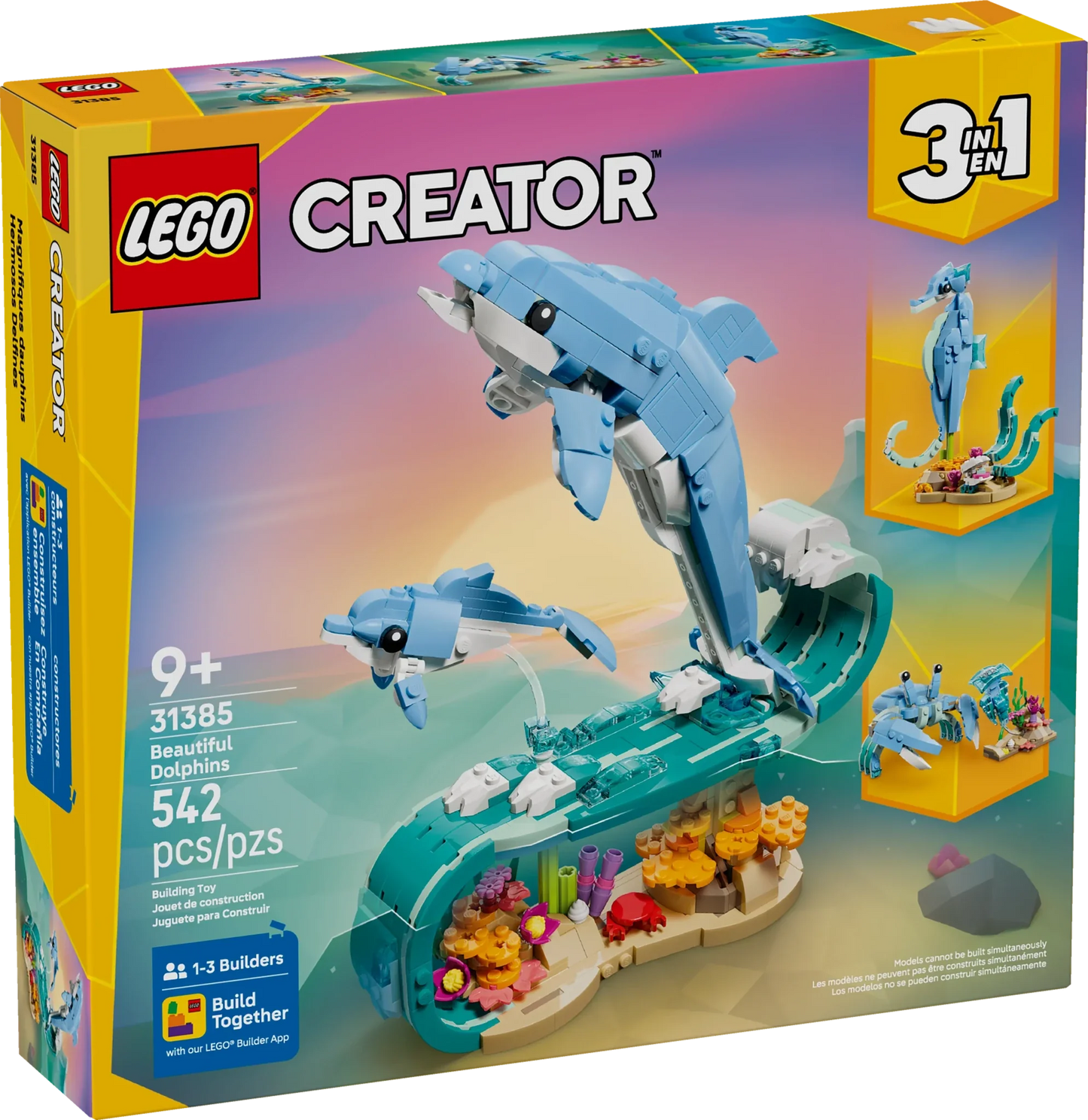 LEGO LEGO Creator Sea Animals: Beautiful Dolphins