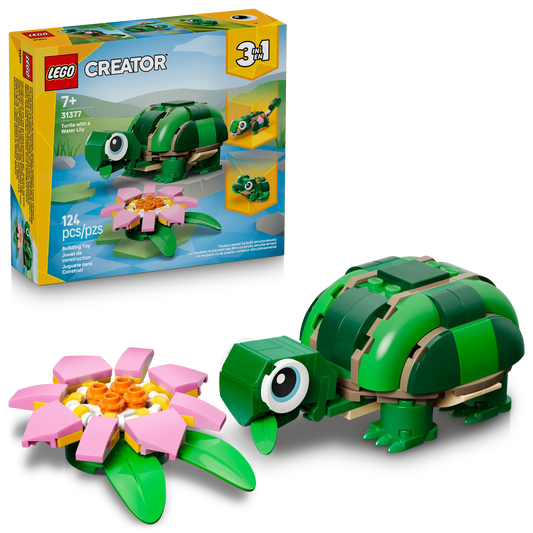 LEGO LEGO Creator Turtle with a Water Lily Flower