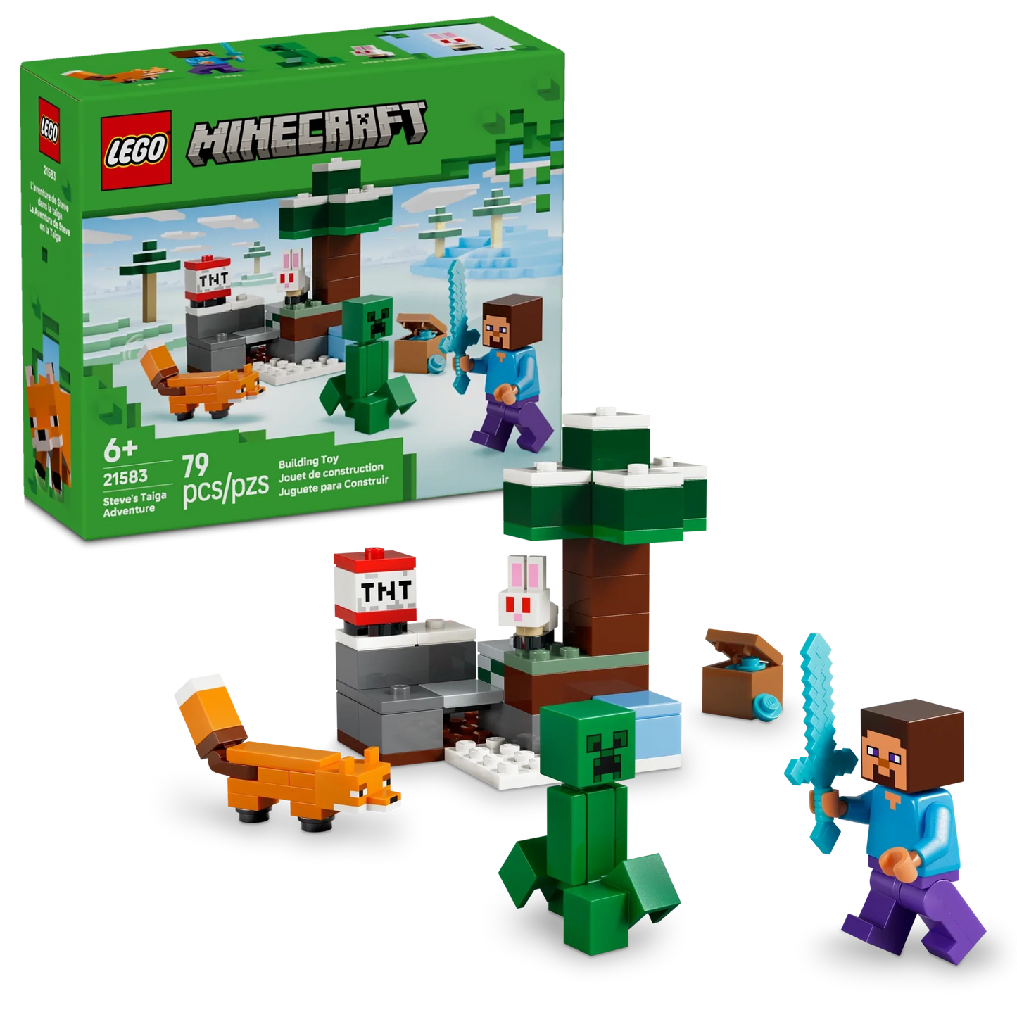 LEGO Minecraft Steve's Taiga Adventure