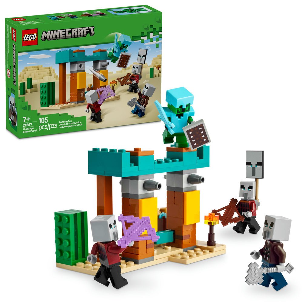 LEGO Minecraft The Illager Desert Patrol