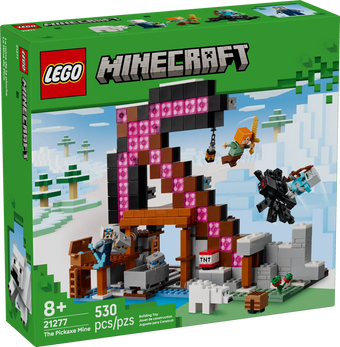 compare product LEGO Minecraft The Pickaxe Mine