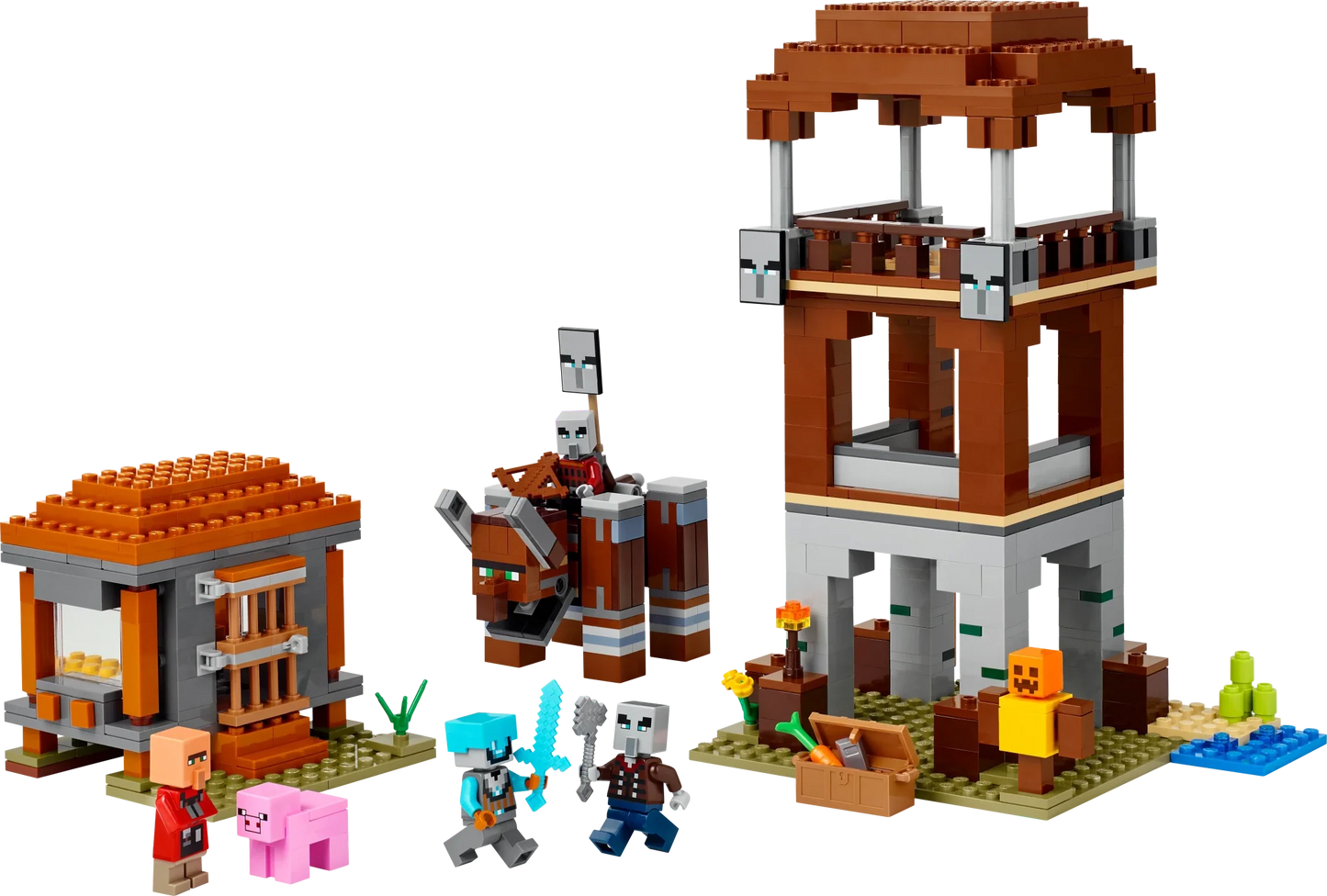 LEGO Minecraft The Pillager Outpost and Ravager