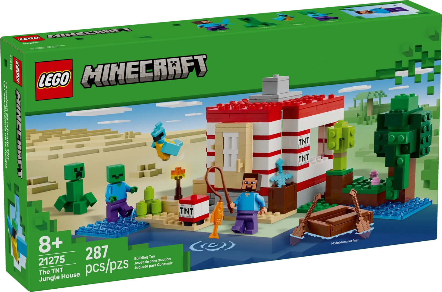 LEGO Minecraft The TNT Jungle House