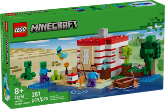 compare product LEGO Minecraft The TNT Jungle House