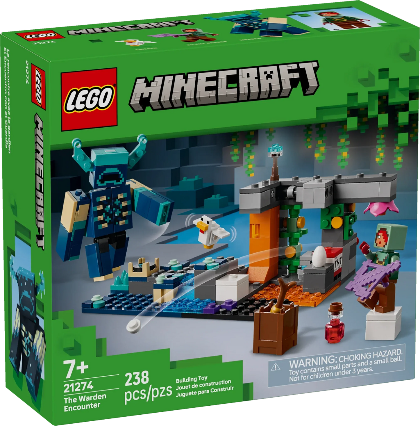 LEGO Minecraft The Warden Encounter