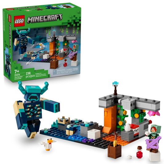 LEGO Minecraft The Warden Encounter