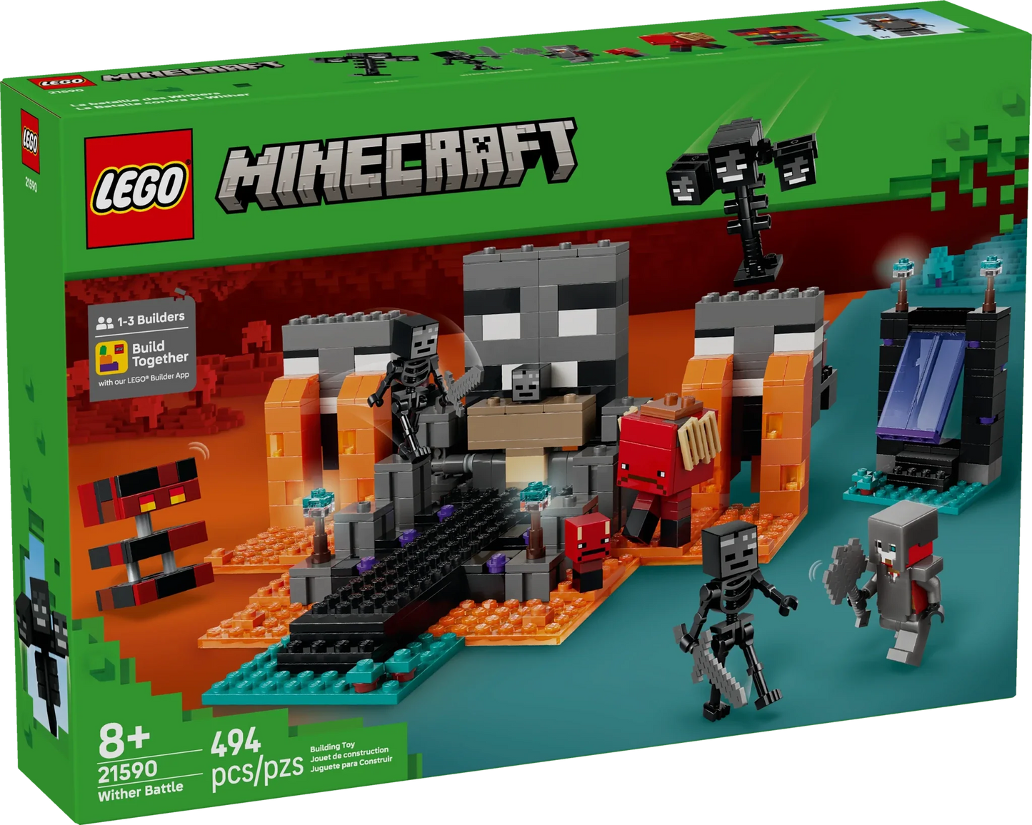 LEGO Minecraft Wither Battle