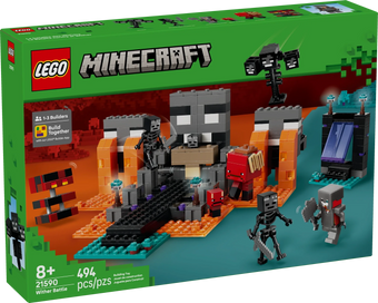 compare product LEGO Minecraft Wither Battle