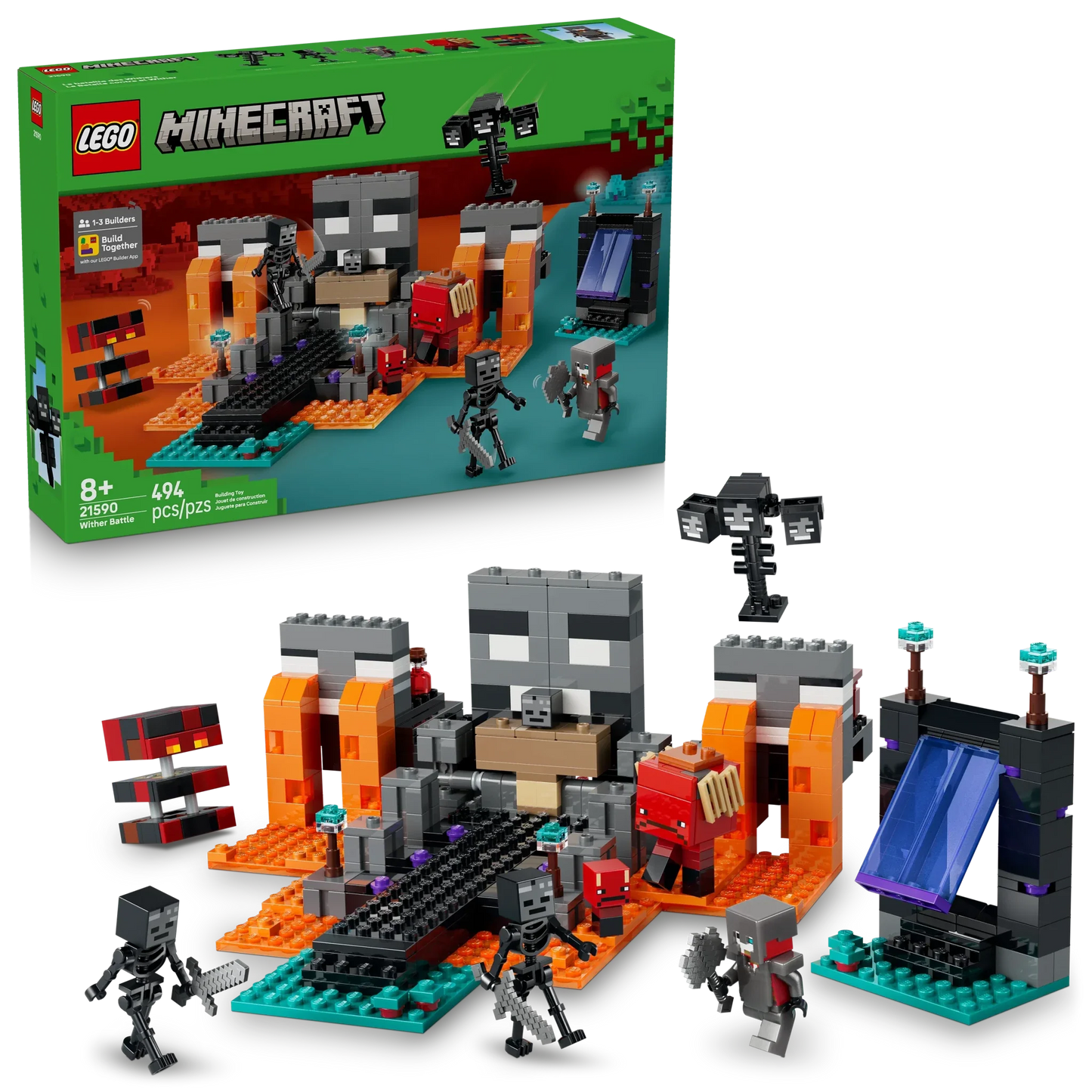 LEGO Minecraft Wither Battle