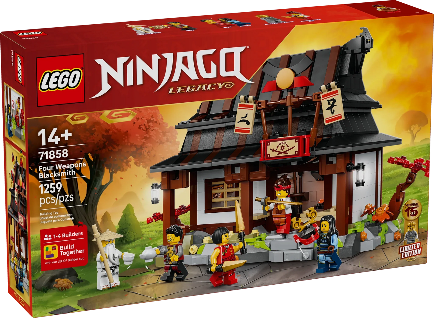 LEGO Ninjago Four Weapons Blacksmith 15th Anniversary