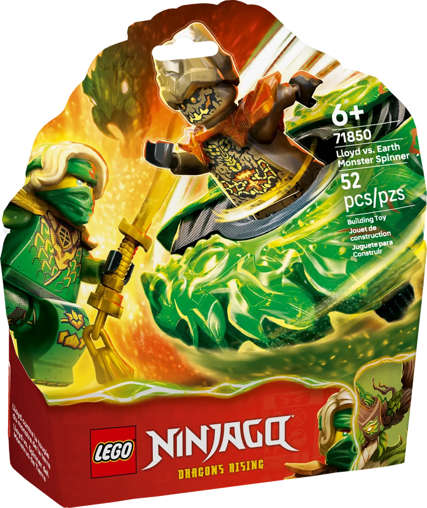 LEGO Ninjago Lloyd vs. Elemental Monster Spinner