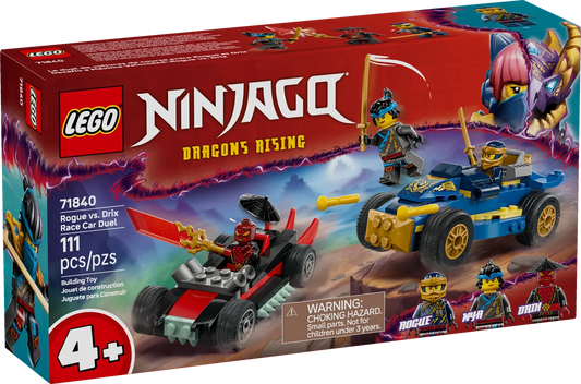 LEGO Ninjago Rogue vs. Drix Race Car Duel