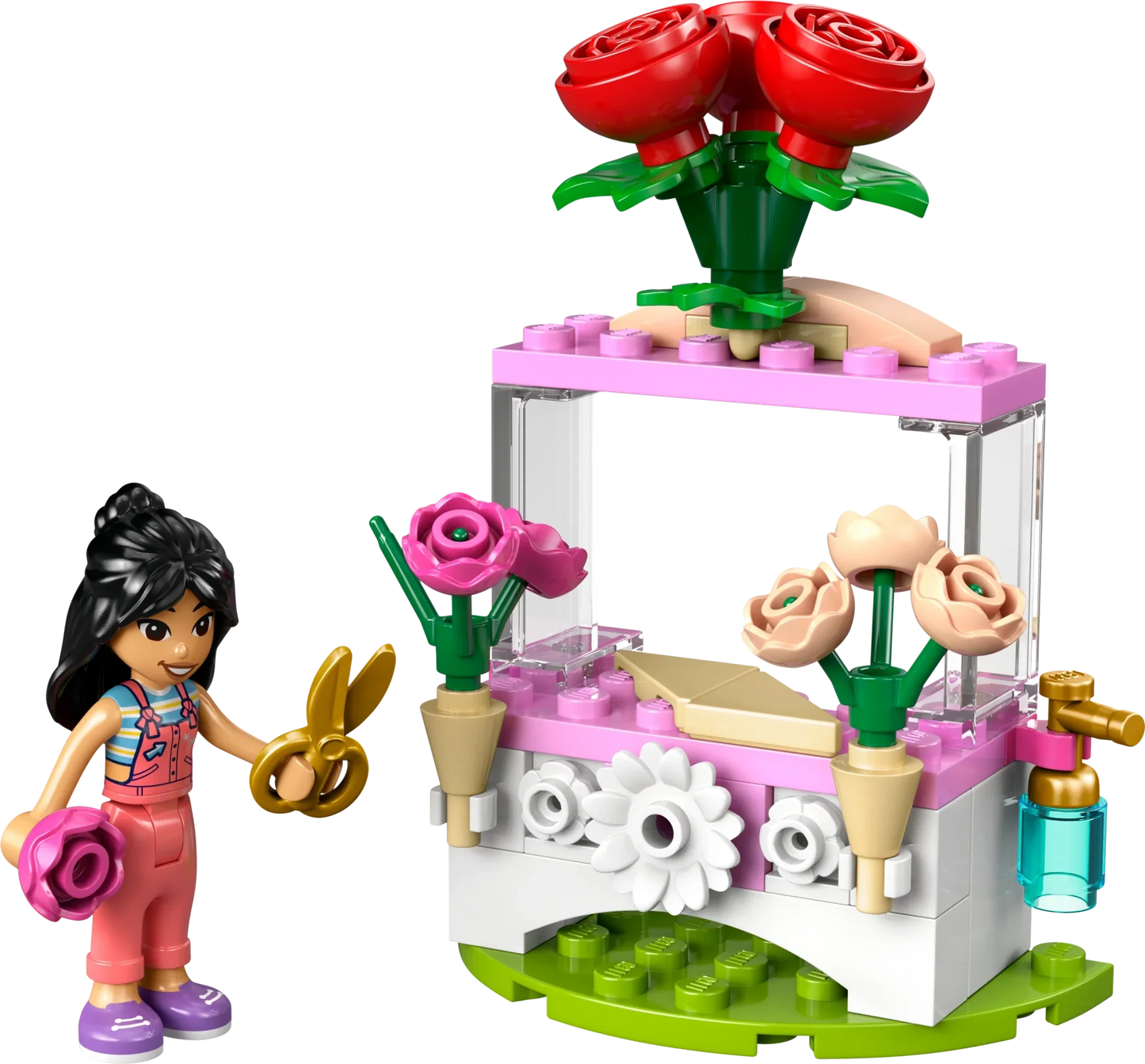 LEGO Recruitment Bags Flower Stand with Roses