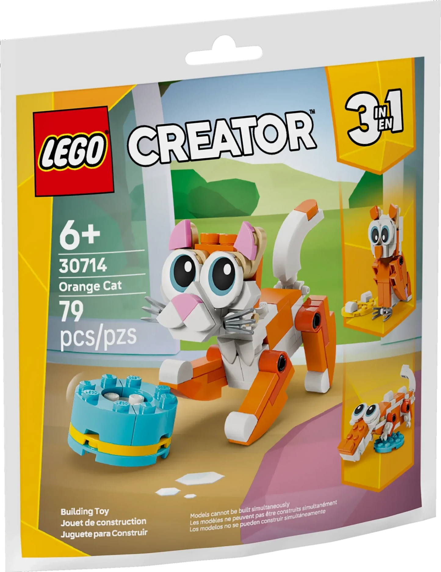 LEGO Recruitment Bags Orange Cat