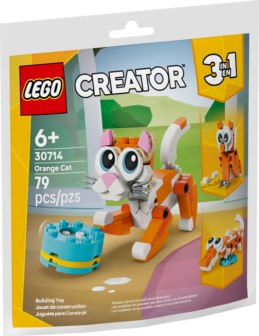 LEGO Recruitment Bags Orange Cat