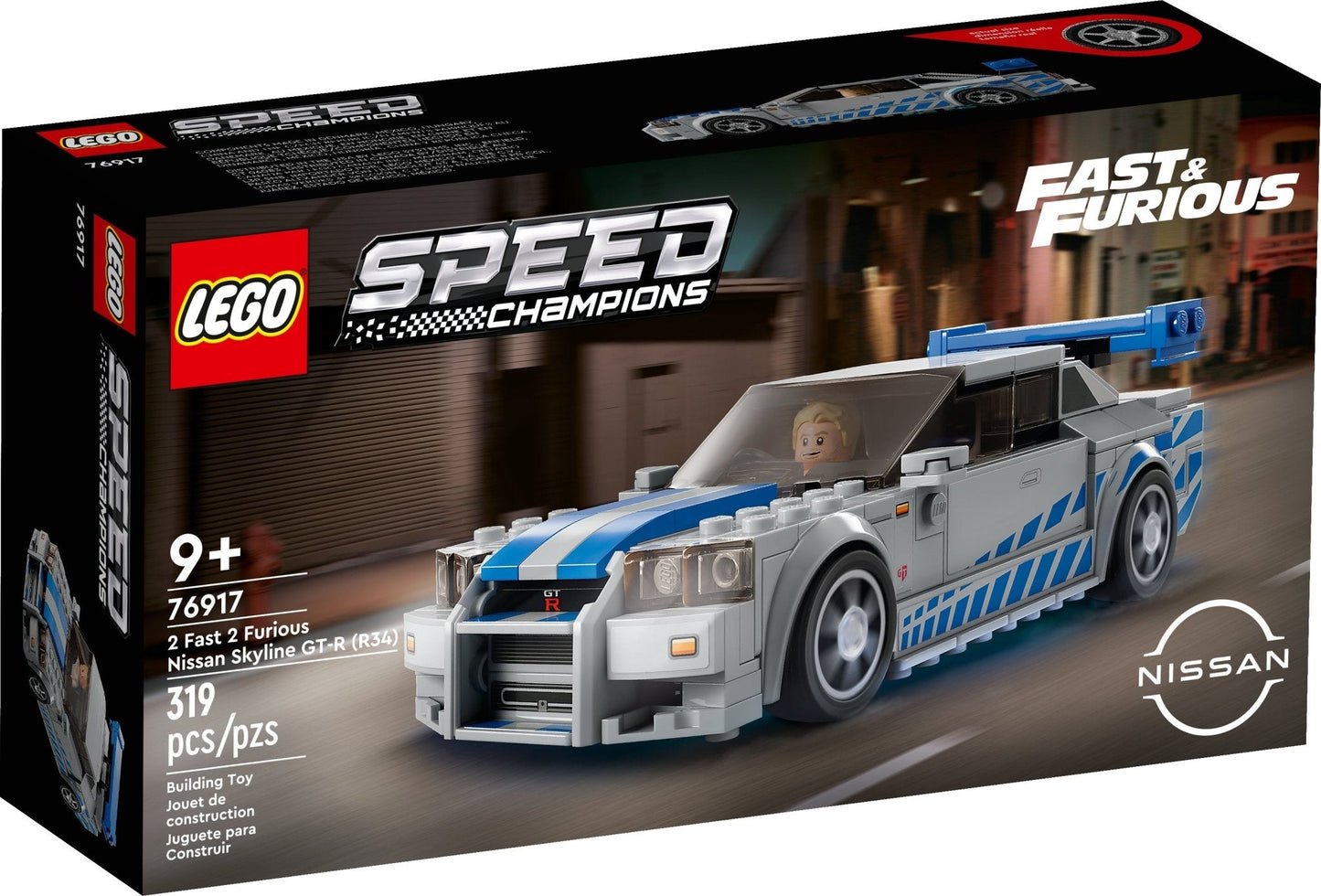 LEGO Speed Champions 2 Fast 2 Furious Nissan Skyline GT-R (R34)