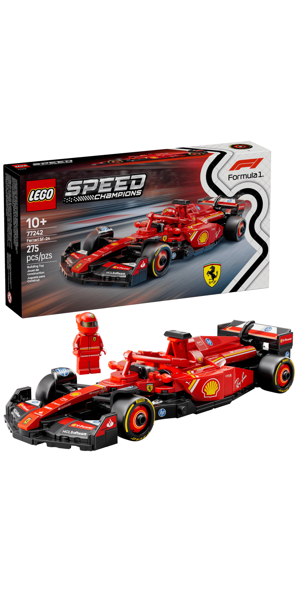 LEGO Speed Champions Ferrari SF-24 F1 Race Car