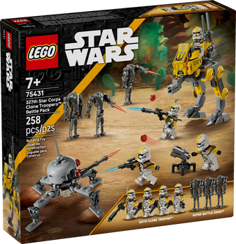 compare product LEGO Star Wars 327th Star Corps Clone Troopers Battle Pack