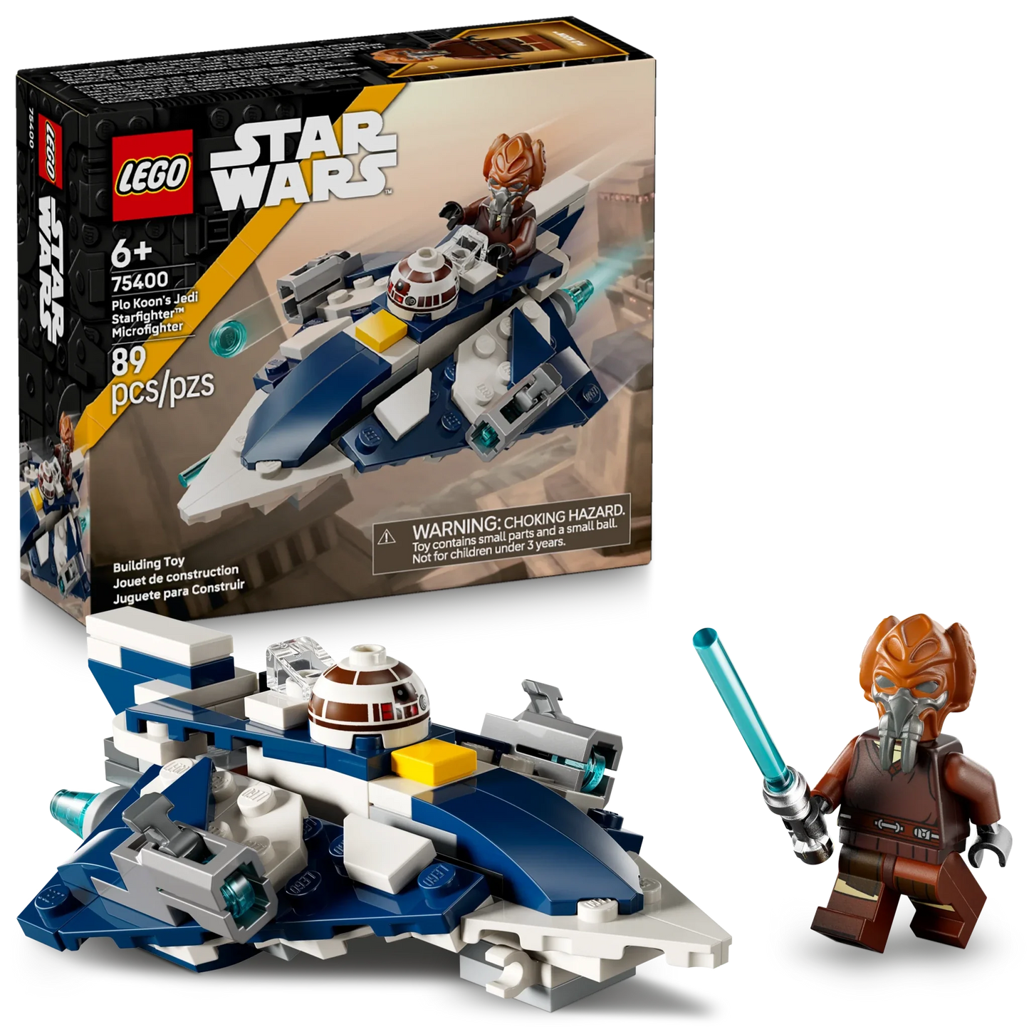 LEGO Star Wars Plo Koon's Jedi Starfighter Microfighter