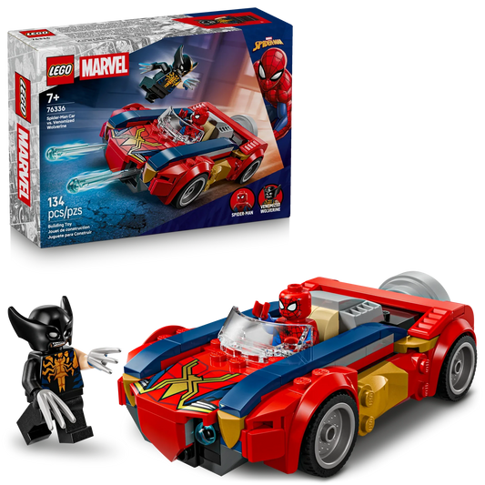 LEGO Super Heroes Marvel Spider-Man Car vs. Venomized Wolverine