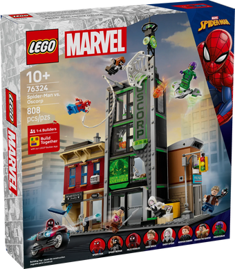 compare product LEGO Super Heroes Marvel Spider-Man vs. Oscorp