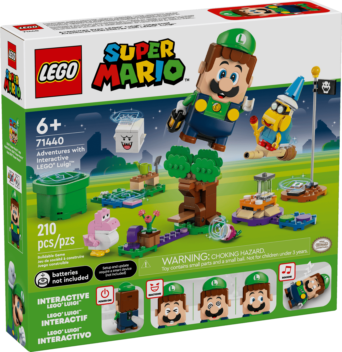 LEGO Super Mario Adventures with Interactive LEGO Luigi