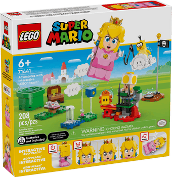 compare product LEGO Super Mario Adventures with Interactive LEGO Peach