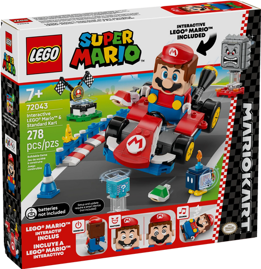 LEGO Super Mario Mario Kart Interactive LEGO Mario & Standard Kart