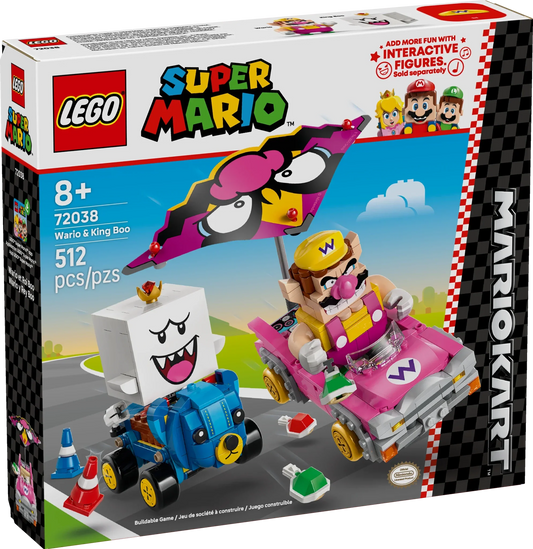 LEGO Super Mario Mario Kart Wario & King Boo